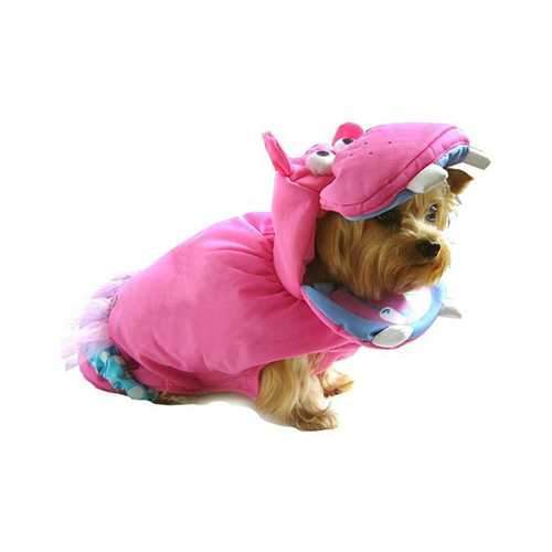 Pink Hippo Dog Costume