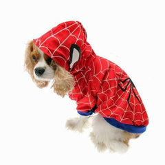 Superhero Dog Costume - Red Spider Dog
