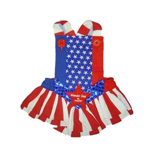 Superhero Dog Costume - Wonder Dog Dress