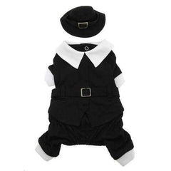 Pilgrim Boy Dog Costume