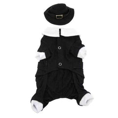 Pilgrim Boy Dog Costume
