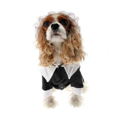 Pilgrim Girl Dog Costume