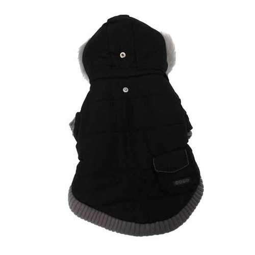 Pocket Dog Parka by Dogo - Black