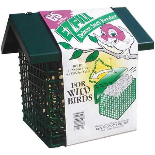 Ez Fill Deluxe Suet Feeder With Roof