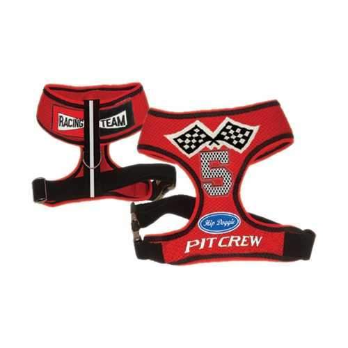 Racing Team Pit Crew Dog Harness - Red