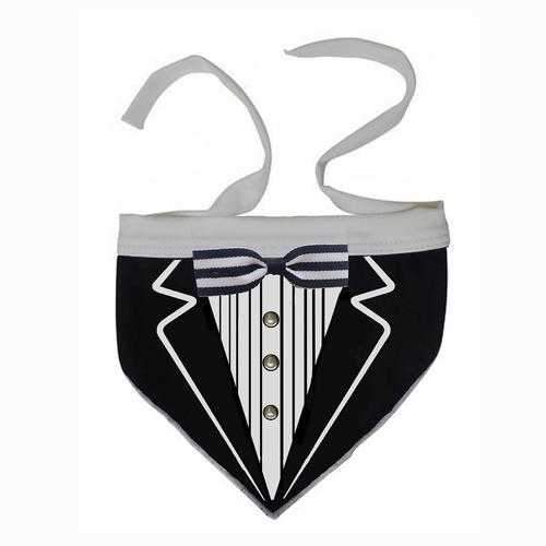Formal Tuxedo Dog Bandana