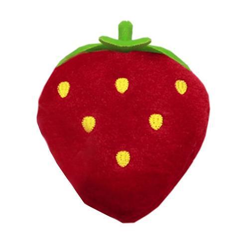 Strawberry Dog Toy - Red