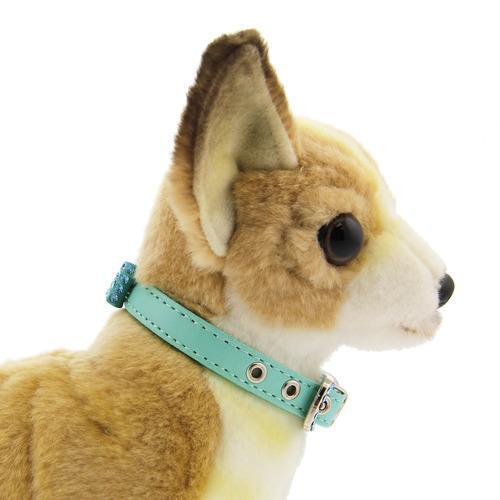 Bow-dacious Crystal Dog Collar - Aqua