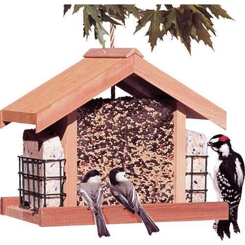 Deluxe Cedar Chalet Feeder