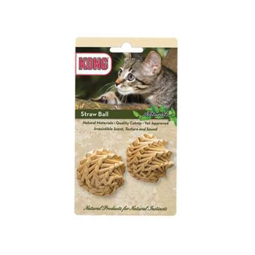 KONG Naturals Straw Ball Cat Toy