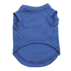 Classic American Rhinestone Dog Tank Top - Blue