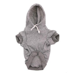 Plain Dog Hoodie - Gray
