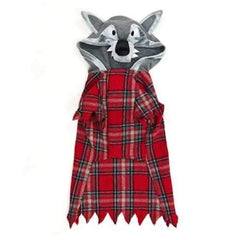 Werewolf Plaid Dog Hoodie by Dogo