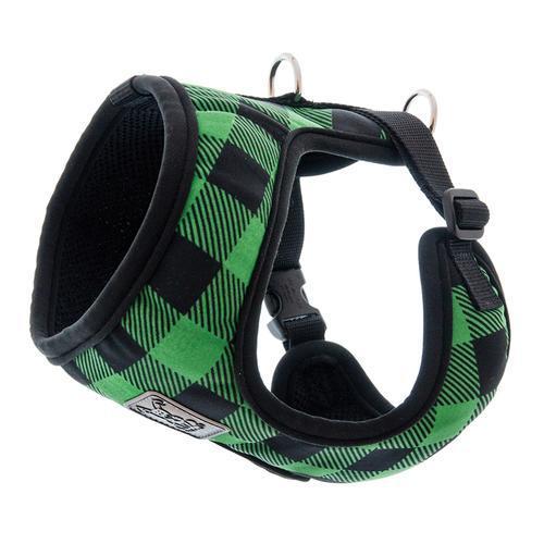 Cirque Dog Harness - Green Buffalo Plaid