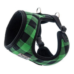 Cirque Dog Harness - Green Buffalo Plaid