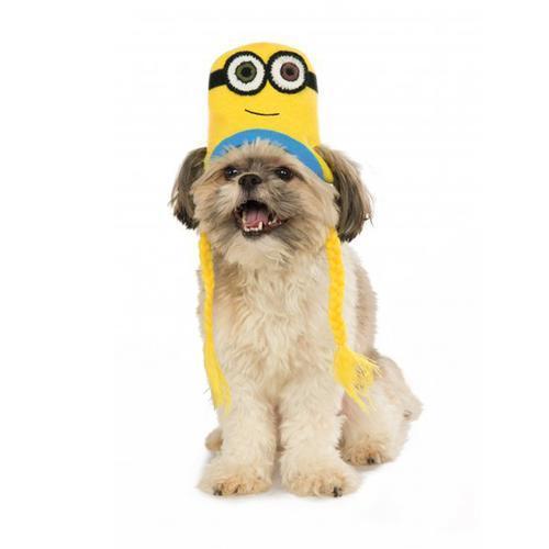 Minion Knit Dog Hat Costume - Bob