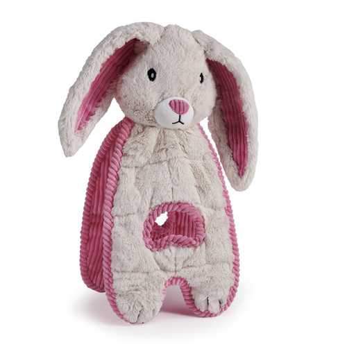 Charming Cuddle Tugs Dog Toy - Blushing Bunny