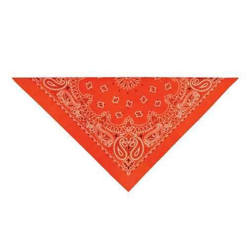 Paisley Dog Bandana - Orange