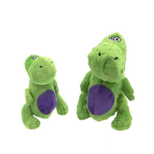 goDog Dino T-Rex Dog Toy - Green