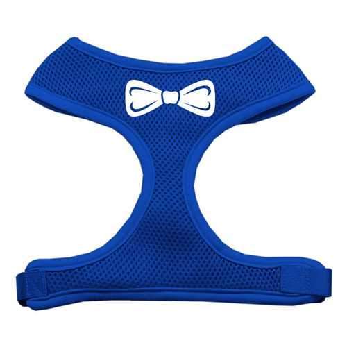 Bow Tie Dog Harness - Blue