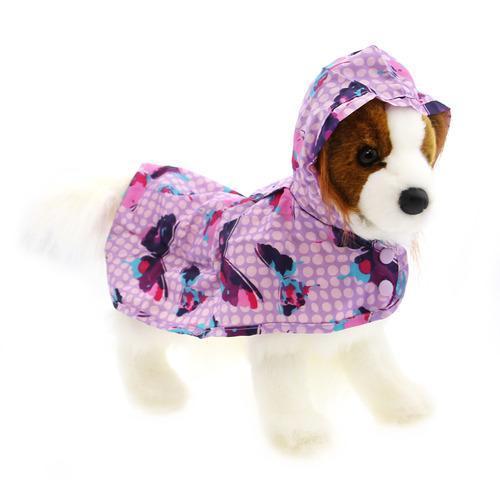 Butterflies Packable Dog Rain Poncho