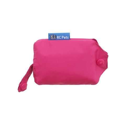 Raspberry Packable Dog Rain Poncho