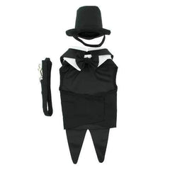 Classic Dog Tuxedo Set with Tails by Doggie Design