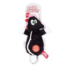Hear Doggy Flat Dog Toy - Skunk