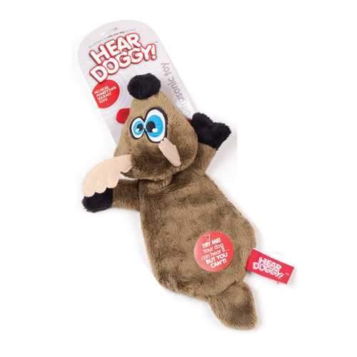 Hear Doggy Flat Dog Toy - Deer