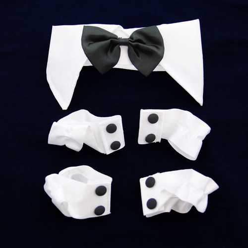 Debonair Dog Bow-tie and Cuff Set