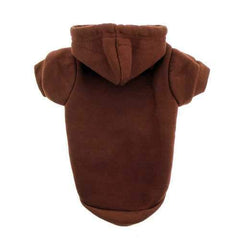 Plain Dog Hoodie - Brown
