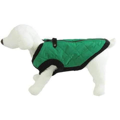 Gooby Fashion Quilted Dog Vest - Green