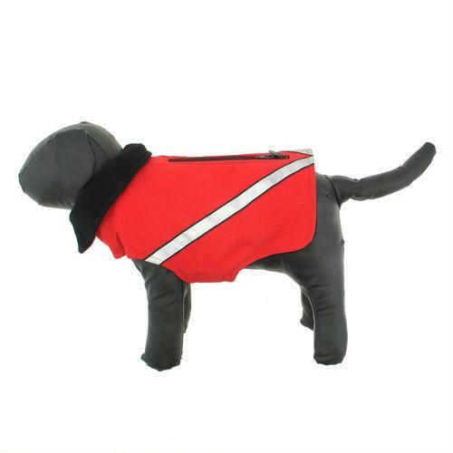 Whistler Zip Line Dog Coat - Red