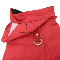 Wind Parka Dog Coat by Gooby - Red