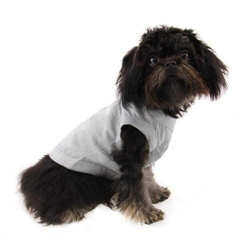 Barking Basics Dog Tank Shirt - Gray