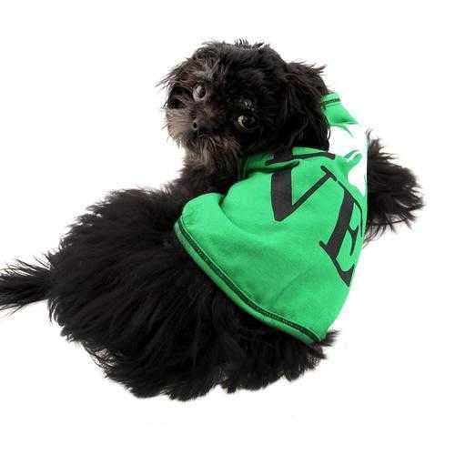 Love Shamrock Dog Tank - Green