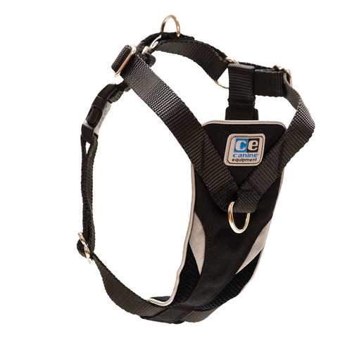 Ultimate Control Dog Harness by Canine Equipment - Black