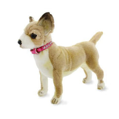 Clear Crystal Puppy Ice Cream Dog Collar - Pink