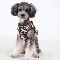 Legend Dog Harness Vest by Puppia - Brown Camo