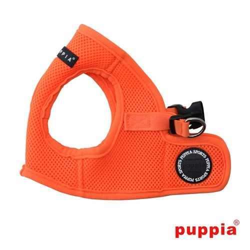 Neon Mesh Soft Dog Harness Vest by Puppia - Orange