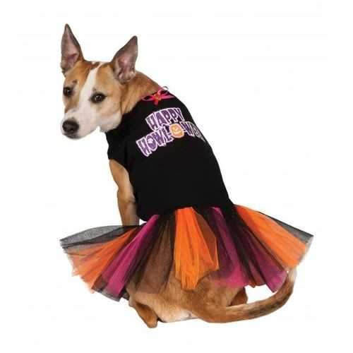 Happy HOWL-O-WEEN Tutu Dog Dress