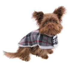 Zack and Zoey Noreaster Dog Blanket Coat - Gray