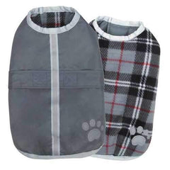 Zack and Zoey Noreaster Dog Blanket Coat - Gray