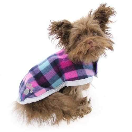 Zack and Zoey Noreaster Dog Blanket Coat - Purple