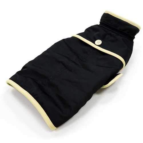 Classic Trench Dog Coat by Dogo - Black