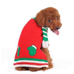 Mitten Scarf Dog Sweater by Dogo