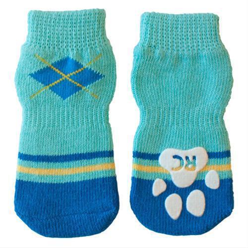 Preppy PAWks Dog Socks - Blue