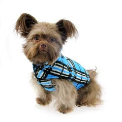 Whistler Winter Dog Coat - Blue Tartan