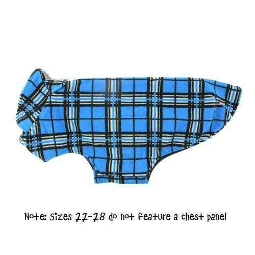 Whistler Winter Dog Coat - Blue Tartan