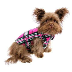 Whistler Winter Dog Coat - Raspberry Tartan